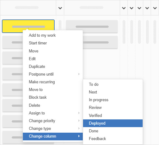 The Change Column devtools script