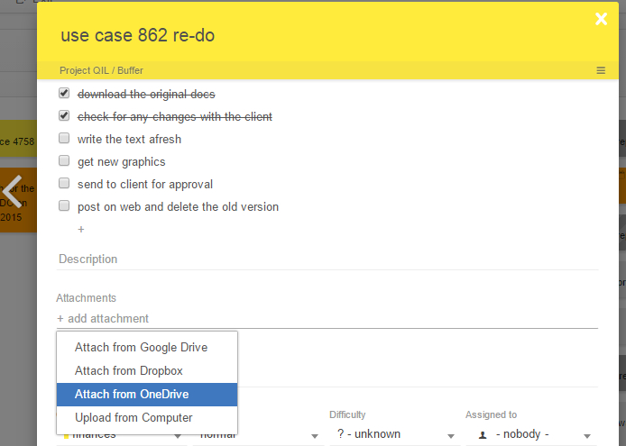 Attach Files from OneDrive - SkyDrive