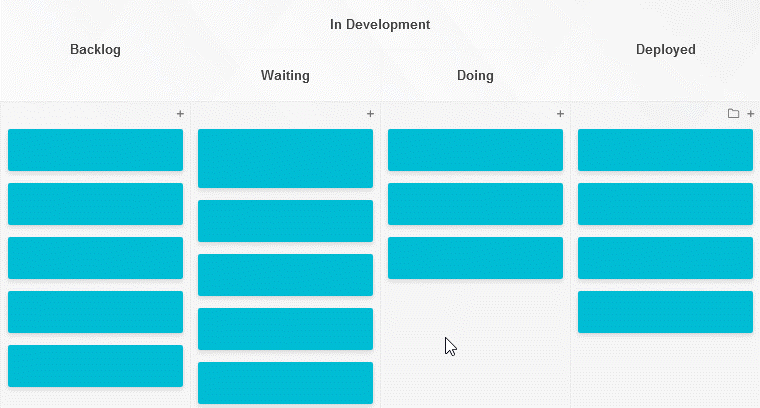 Draw an area with your mouse to select tasks