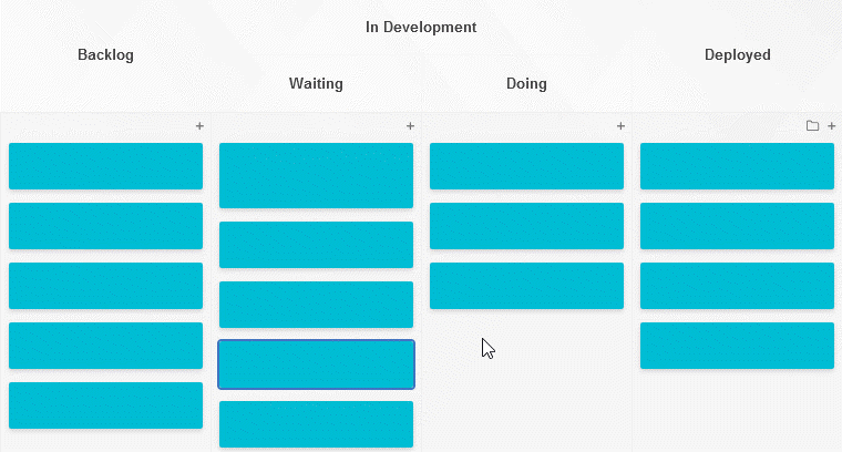 Use SHIFT and arrows to select tasks from above, left, right or below