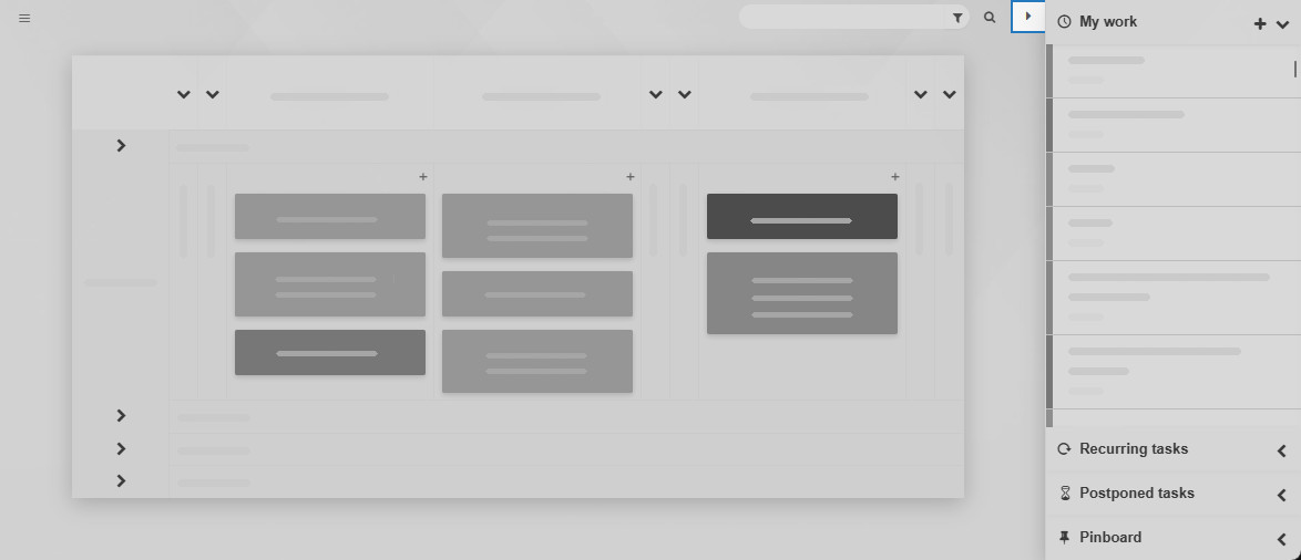The side panel toggle buton - when open - highlighted in blue