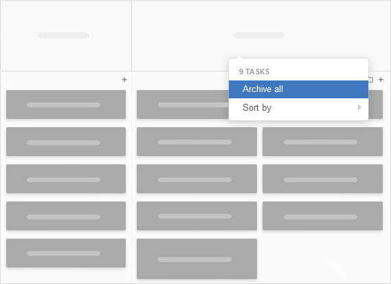 Archive all tasks in the done column