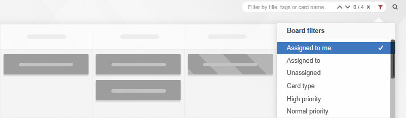 Filtering the board by Assigned to me