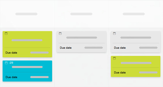 Showing due dates on closed cards