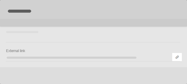 Opening a link in the External Link field