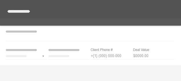 An example of a task with predefined custom fields formatting