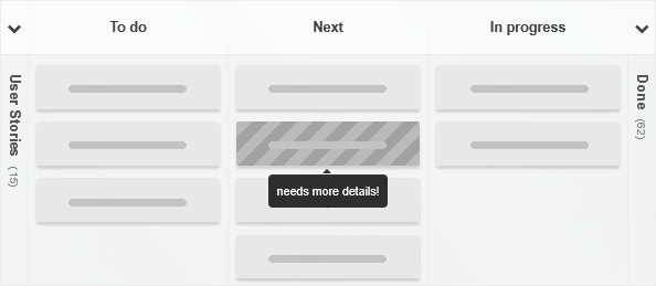 Kanban Tool Card Blocking Feature