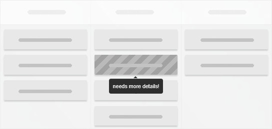 Kanban Tool Card Blocking Feature