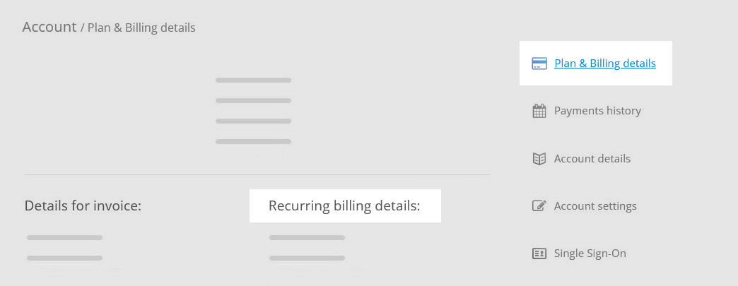 Updating credit card details in a Kanban Tool subscription