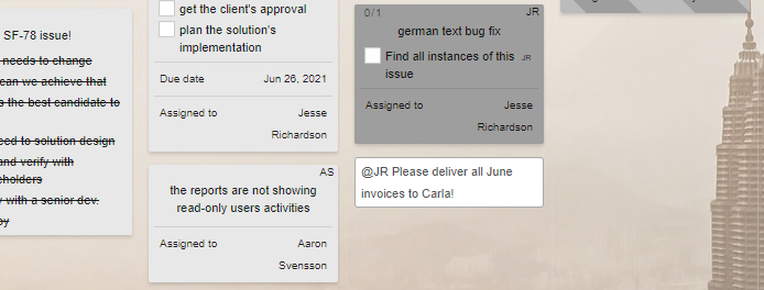The Add Task Box Widget