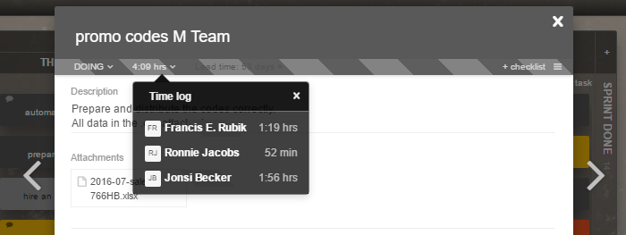 Individual Time Logs